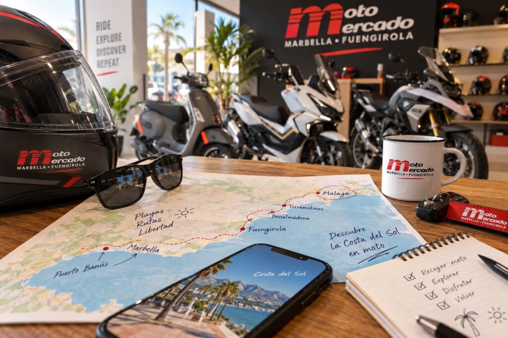 guia para alquilar moto en malaga